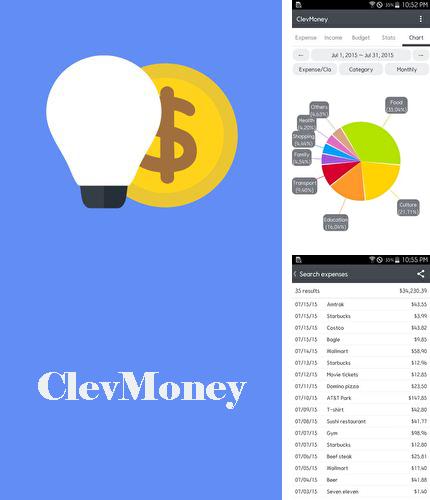 Бесплатно скачать программу ClevMoney - Personal finance на Андроид телефоны и планшеты.
