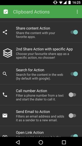 Скачати Clipboard actions для Андроїд.