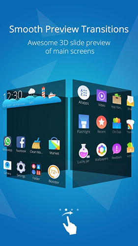 CM launcher app for Android, download programs for phones and tablets for free.