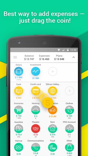 Baixar grátis Coin Keeper para Android. Programas para celulares e tablets.