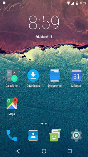Baixar grátis Cold Launcher para Android. Programas para celulares e tablets.