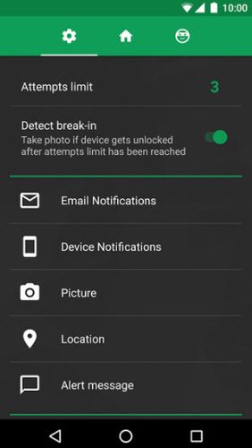 Скріншот програми CrookCatcher - Anti theft на Андроїд телефон або планшет.