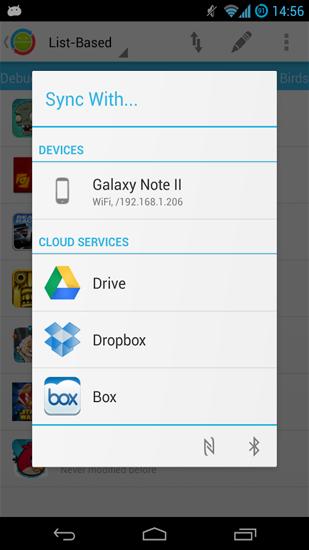 Aplicativo DataSync para Android, baixar grátis programas para celulares e tablets.