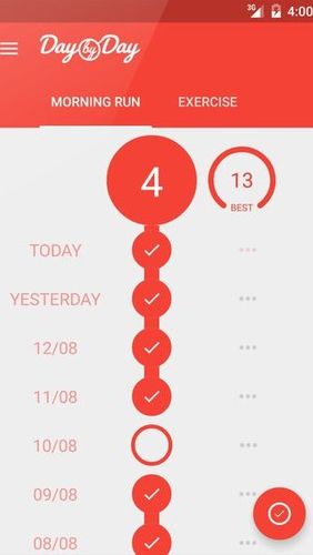 Безкоштовно скачати Day by Day: Habit tracker на Андроїд. Програми на телефони та планшети.