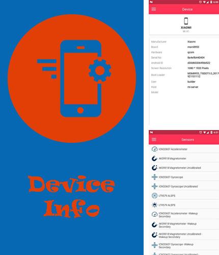 Besides Super Manager Android program you can download Device info: Hardware & software for Android phone or tablet for free.