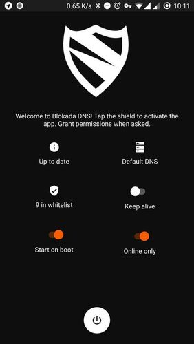 Descargar gratis DNS changer by Blokada para Android. Programas para teléfonos y tabletas.