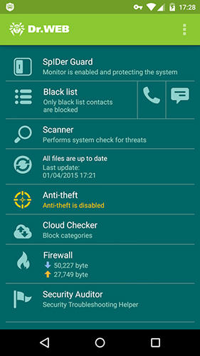 Download Dr.Web Security space for Android for free. Apps for phones and tablets.