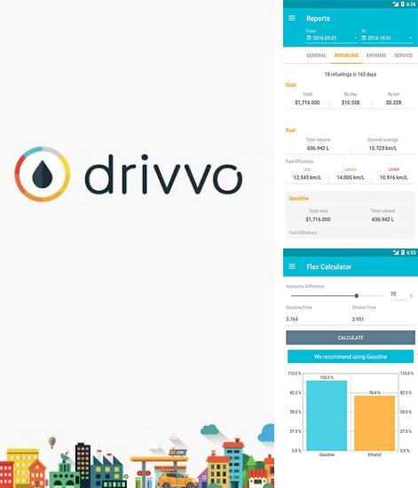 Télécharger gratuitement Drivvo: Gestion d'auto pour Android. Application sur les portables et les tablettes.