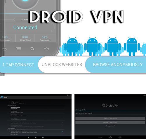 Крім програми Facebook для Андроїд, можна безкоштовно скачати Droid VPN на Андроїд телефон або планшет.