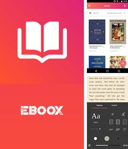 Besides Kine Master Android program you can download eBoox: Book reader for Android phone or tablet for free.