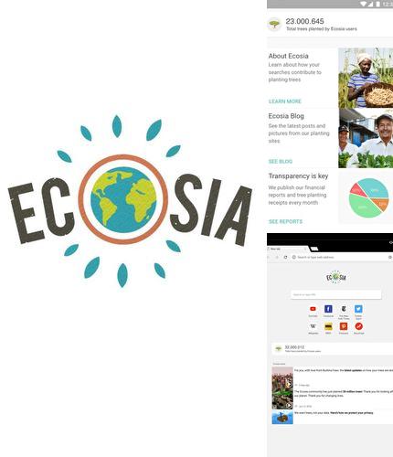 Бесплатно скачать программу Ecosia - Trees & privacy на Андроид телефоны и планшеты.