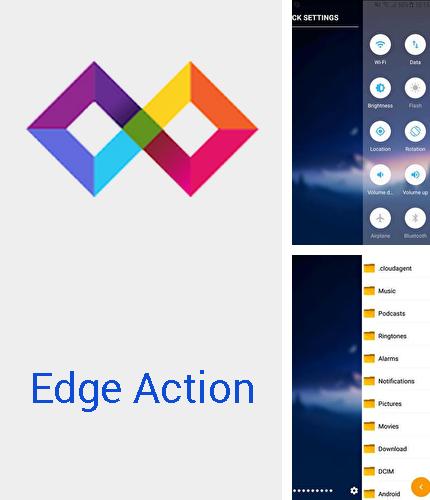 Télécharger gratuitement Edge action: Frontières d'écran, menu latéral pour Android. Application sur les portables et les tablettes.