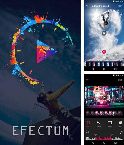 Télécharger gratuitement Efectum - Slow motion et caméra de recul pour Android. Application sur les portables et les tablettes.