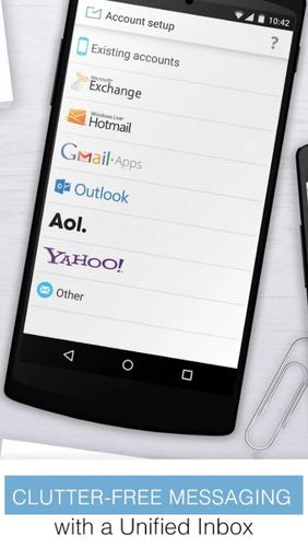Додаток Email exchange + by MailWise для Андроїд, скачати безкоштовно програми для планшетів і телефонів.