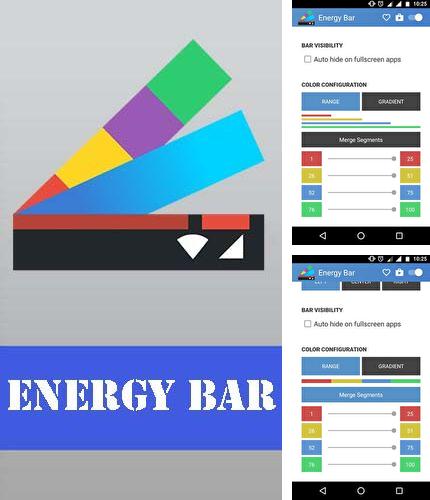 Télécharger gratuitement Energy bar - Indicateur pulsatif de batterie pour Android. Application sur les portables et les tablettes.