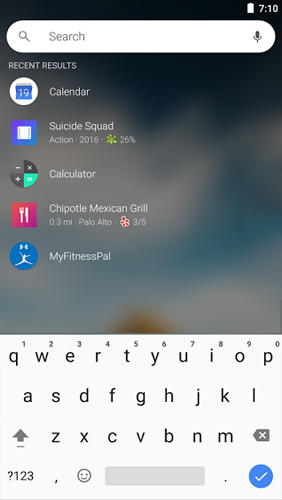 Скріншот програми Evie Launcher на Андроїд телефон або планшет.