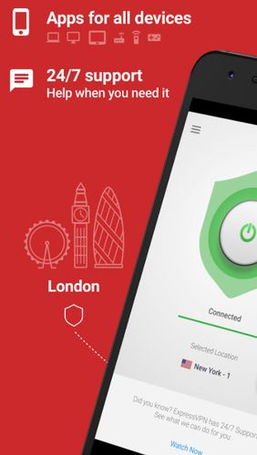 ExpressVPN - Best Android VPN app for Android, download programs for phones and tablets for free.