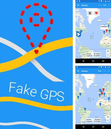 アンドロイド用のプログラム Avast: Mobile security のほかに、アンドロイドの携帯電話やタブレット用の Fake GPS を無料でダウンロードできます。