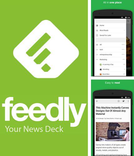Neben dem Programm Mail reader für Android kann kostenlos Feedly - Get smarter für Android-Smartphones oder Tablets heruntergeladen werden.