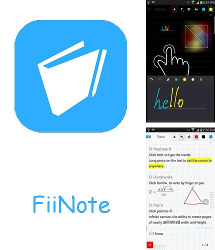 Además del programa CamFind: Visual search engine para Android, podrá descargar FiiNote: Note everything para teléfono o tableta Android.
