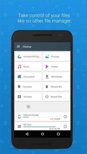 Application File Commander: File Manager pour Android, télécharger gratuitement des programmes pour les tablettes et les portables.