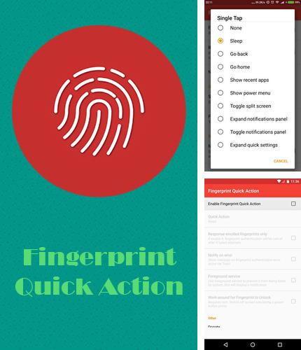 Fingerprint quick action