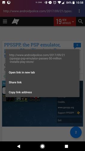 Capturas de pantalla del programa Firefox focus: The privacy browser para teléfono o tableta Android.