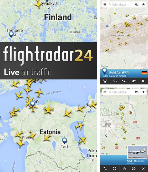 Además del programa Open camera para Android, podrá descargar Flightradar 24 para teléfono o tableta Android.