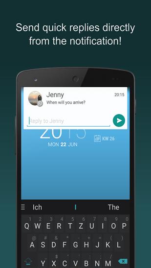 Capturas de tela do programa Floatify: Smart Notifications em celular ou tablete Android.