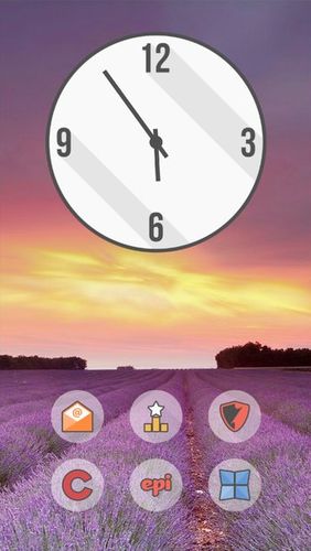 Screenshots des Programms Fluxo - Icon pack für Android-Smartphones oder Tablets.