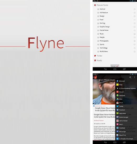 Бесплатно скачать программу Flyne на Андроид телефоны и планшеты.