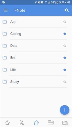 Descargar gratis FNote - Folder notes, notepad para Android. Programas para teléfonos y tabletas.