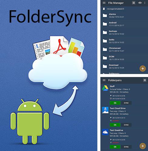 Крім програми Traffic monitor для Андроїд, можна безкоштовно скачати Folder sync на Андроїд телефон або планшет.