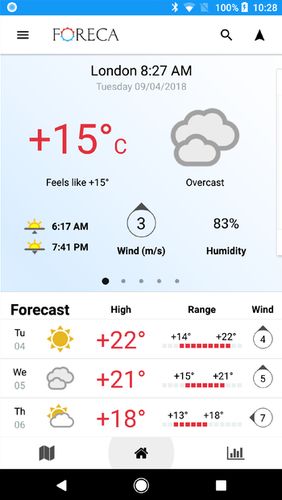Download Foreca weather for Android for free. Apps for phones and tablets.