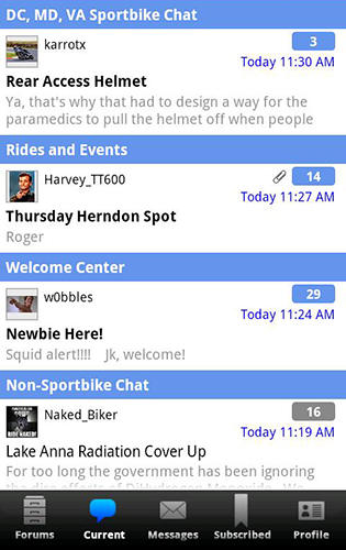 Baixar grátis Forum runner para Android. Programas para celulares e tablets.