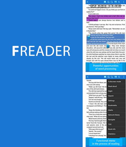 Outre le programme Notifier: Pro pour Android vous pouvez gratuitement télécharger FReader: All Formats Reader sur le portable ou la tablette Android.