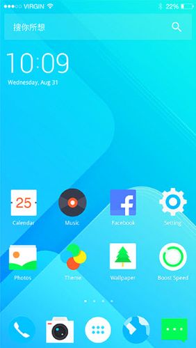 Baixar grátis Freeme launcher - Stylish theme para Android. Programas para celulares e tablets.