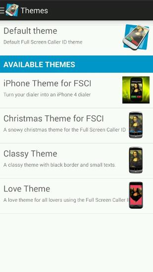 Додаток Full Screen Caller ID для Андроїд, скачати безкоштовно програми для планшетів і телефонів.