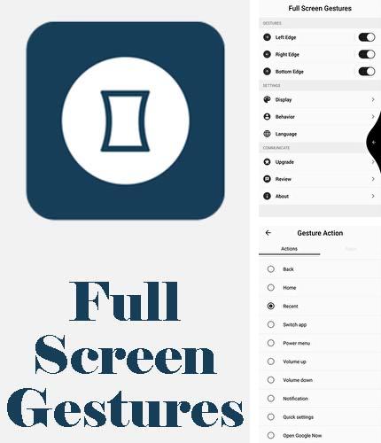 Download Full screen gestures for Android phones and tablets.