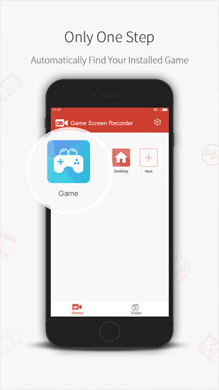 Laden Sie kostenlos Game Screen: Recorder für Android Herunter. Programme für Smartphones und Tablets.