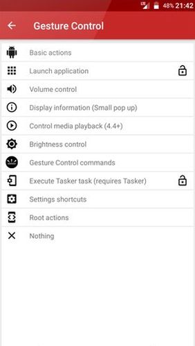 Додаток Gesture control - Next level navigation для Андроїд, скачати безкоштовно програми для планшетів і телефонів.