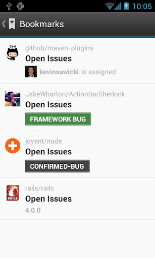 Aplicativo GitHub para Android, baixar grátis programas para celulares e tablets.