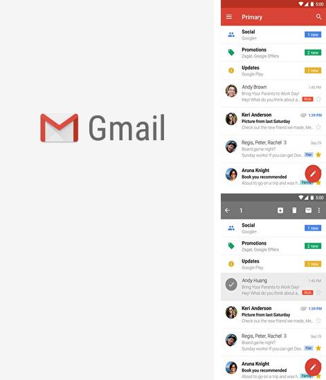 Baixar grátis Gmail apk para Android. Aplicativos para celulares e tablets.