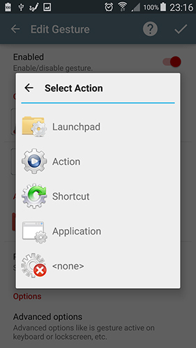 Screenshots of GMD Spen control program for Android phone or tablet.