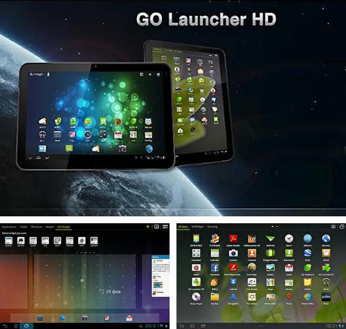 Besides Full reader + Android program you can download GO Launcher HD for Android phone or tablet for free.