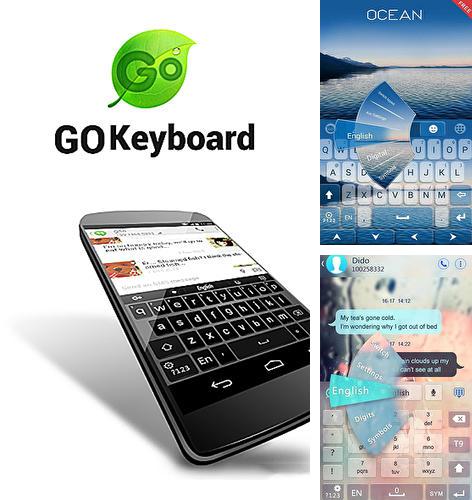 Бесплатно скачать программу GO keyboard на Андроид телефоны и планшеты.