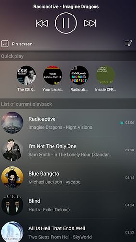 Télécharger gratuitement GOM audio - Music, sync lyrics, podcast, streaming pour Android. Programmes sur les portables et les tablettes.
