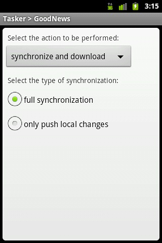 Capturas de tela do programa Lynt em celular ou tablete Android.