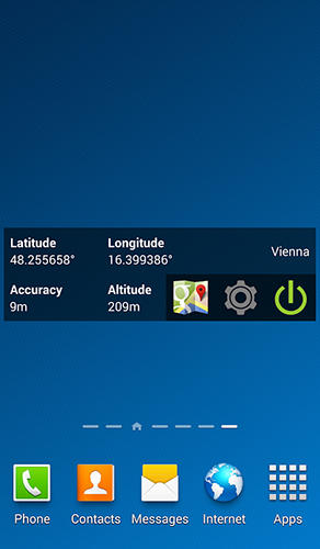 GPS widget