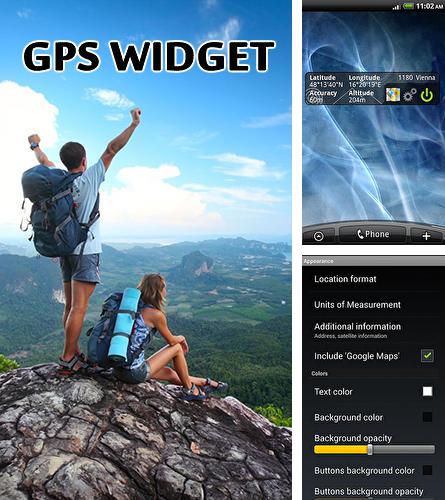 Outre le programme Adguard pour Android vous pouvez gratuitement télécharger GPS widget sur le portable ou la tablette Android.